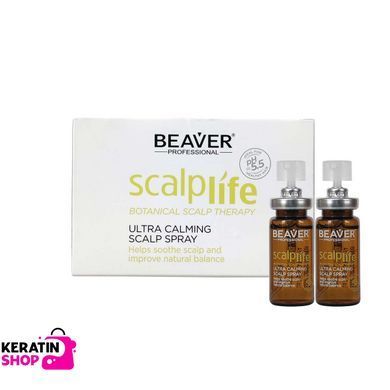Фітоспрей для підтримки мікробіома шкіри голови Beaver Professional Ultra Calming Scalp Spray