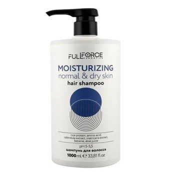 Шампунь зволожуючий MOISTURISING normal & dry skin hair shampoo