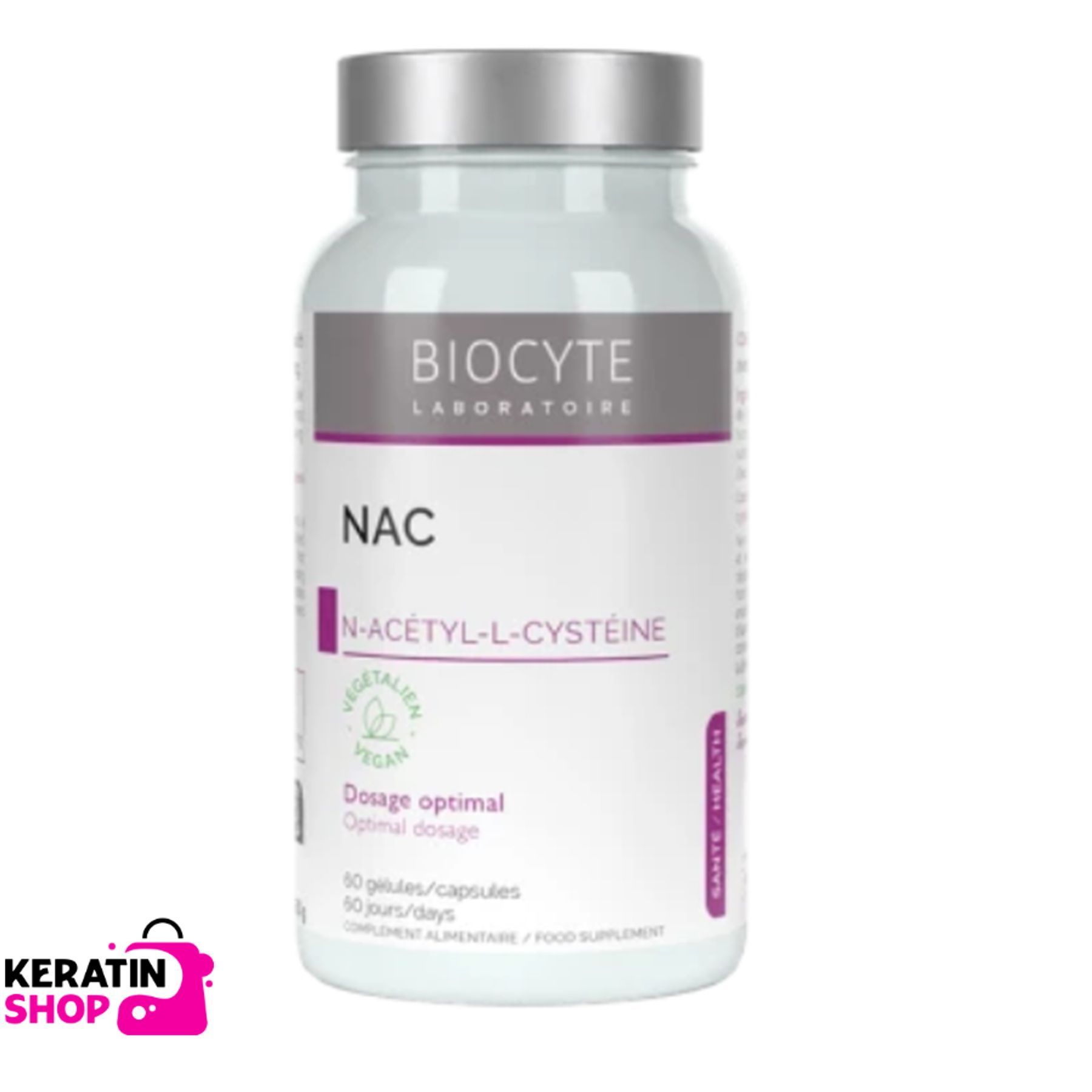 Dietary supplement Biocyte NAC 590MG 60 capsules - Keratin Shop ...